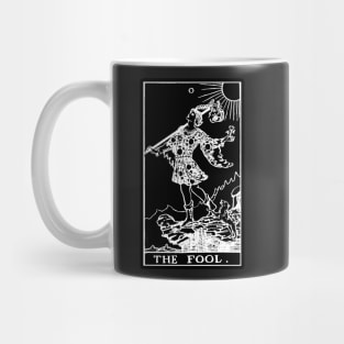 0. The Fool Tarot Card | Obsidian and Pearl Mug